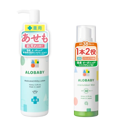 ALOBABY アロベビー オーガニックミルクローション（ビッグボトル）3本